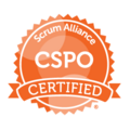 Scrum Alliance, Certified Scrum Product Owner (CSPO) certification badge.png
